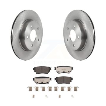 Rear Disc Brake Rotors And Ceramic Pads Kit For Nissan Rogue K8T-104391
