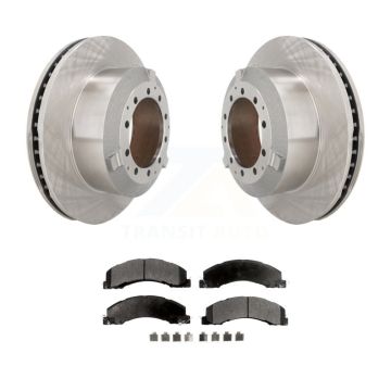 Rear Disc Brake Rotor Ceramic Pad Kit For Ram Dodge Sterling Truck 4500 5500 Bullet 45 55 K8T-104392