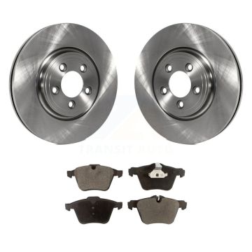 Front Brake Rotor & Ceramic Pad Kit For Jaguar XF Premium With 326mm Diameter K8T-104412