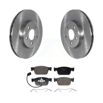 Front Disc Brake Rotors And Ceramic Pads Kit For Audi A4 With 314mm Diameter Rotor K8T-104415