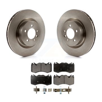 Front Disc Brake Rotors And Ceramic Pads Kit For 2016 Land Rover Range 3.0L K8T-104418