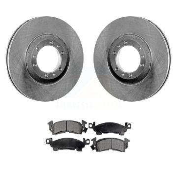 Front Disc Brake Rotor And Ceramic Pad Kit For 1992-1993 Cadillac Commercial Chassis 5.7L K8T-104421