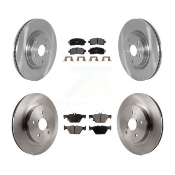 Front Rear Disc Brake Rotors And Ceramic Pads Kit For 2020-2022 Subaru Outback Legacy K8T-104422
