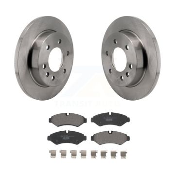 Rear Brake Rotors & Ceramic Pad Kit For Mercedes-Benz Sprinter 2500 3500 4500 3500XD 1500 K8T-104440