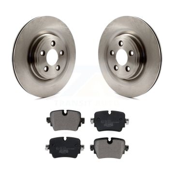 Rear Disc Brake Rotors & Ceramic Pad Kit For 2016 Jaguar XJ L Portfolio/R-Sport with 3.0L K8T-104450