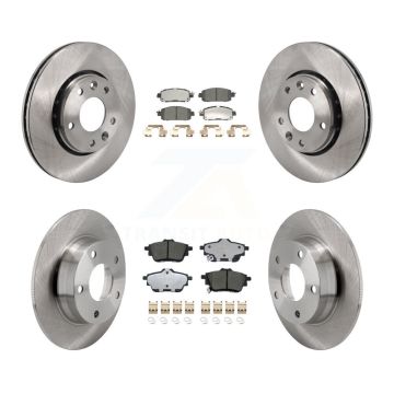 Front Rear Disc Brake Rotors Ceramic Pad Kit For 2020-2023 Nissan Sentra rear brakes K8T-104476