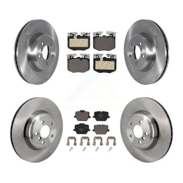 Front Rear Disc Brake Rotors And Ceramic Pads Kit For BMW 330i K8T-104479