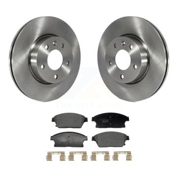 Front Disc Brake Rotors And Ceramic Pads Kit For Cadillac ATS K8T-104487