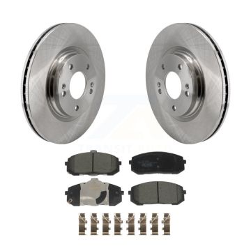 Front Disc Brake Rotors And Ceramic Pads Kit For Hyundai Elantra Sonata Kia K5 K8T-104489