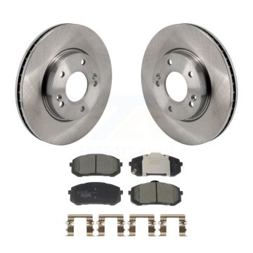 Front Disc Brake Rotors And Ceramic Pads Kit For Hyundai Elantra K8T-104490