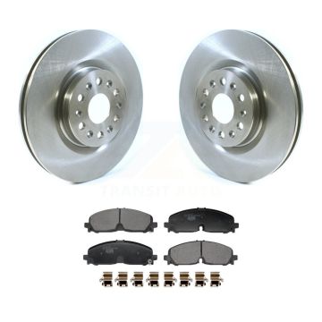 Front Disc Brake Rotors And Ceramic Pads Kit For 2021 Cadillac XT5 Buick Enclave XT6 K8T-104493