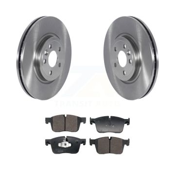 Front Disc Brake Rotors Ceramic Pad Kit For Jaguar F-Pace With 350mm Diameter Rotor K8T-104494
