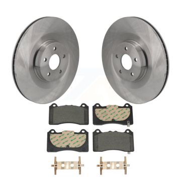 Front Disc Brake Rotors And Ceramic Pads Kit For 2016-2018 Ford Focus RS K8T-104496
