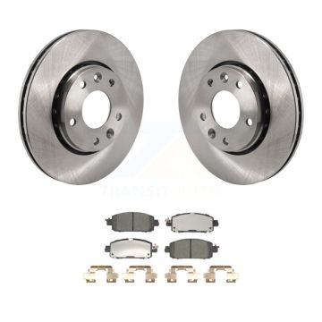Front Disc Brake Rotors And Ceramic Pads Kit For Nissan Kicks Sentra K8T-104506