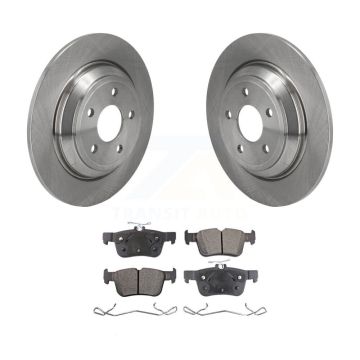 Rear Disc Brake Rotors And Ceramic Pads Kit For Ford Escape Bronco Sport Lincoln Corsair K8T-104517