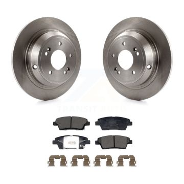 Rear Disc Brake Rotors And Ceramic Pads Kit For 2018-2020 Genesis G80 3.8L 5.0L K8T-104524