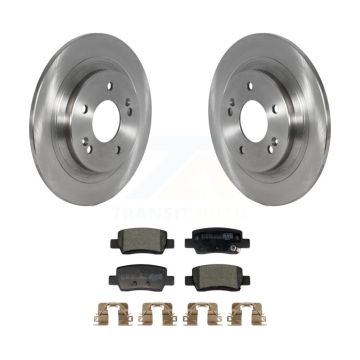 Rear Disc Brake Rotors And Ceramic Pads Kit For Kia Seltos With Electric Parking K8T-104525