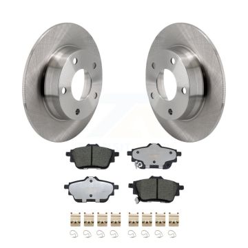 Rear Disc Brake Rotors And Ceramic Pads Kit For 2020-2023 Nissan Sentra rear brakes K8T-104529