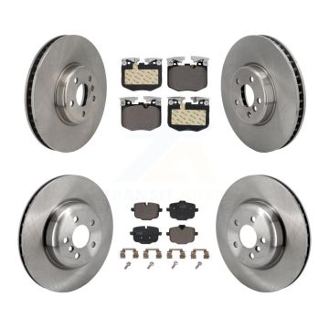 Front Rear Disc Brake Rotor & Ceramic Pad Kit (6Pc) For BMW 530e xDrive 640i Gran Turismo K8T-104572