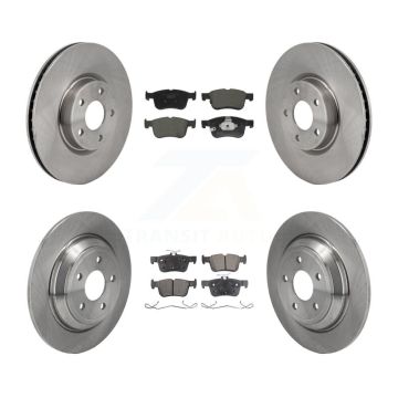 Front Rear Disc Brake Rotors Ceramic Pad Kit For Ford Escape Bronco Sport Lincoln Corsair K8T-104580
