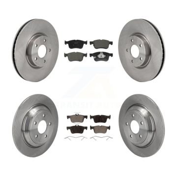Front Rear Disc Brake Rotors Ceramic Pad Kit For Ford Escape Bronco Sport Lincoln Corsair K8T-104581