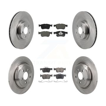 Front Rear Disc Brake Rotors And Ceramic Pads Kit For 2022-2023 Ford Maverick K8T-104582