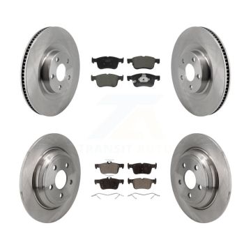 Front Rear Disc Brake Rotors And Ceramic Pads Kit For 2022-2023 Ford Maverick K8T-104583