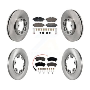 Front Rear Brake Rotor & Ceramic Pad Kit For Ford Transit-250 Transit-150 Transit-350 AWD K8T-104584