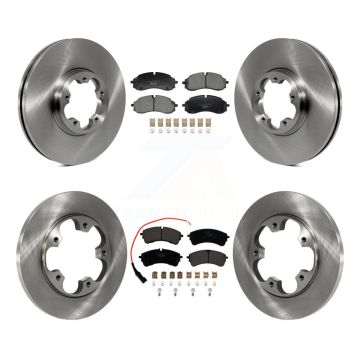 Front Rear Brake Rotor & Ceramic Pad Kit For Ford Transit-250 Transit-350 Transit-150 RWD K8T-104586