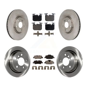 Front Rear Brake Rotors Ceramic Pad Kit For Mini Cooper John Works with GAS engine K8T-104611