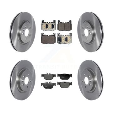 Front Rear Brake Rotors Ceramic Pad Kit For Jaguar F-Pace With 380mm Diameter Rotor K8T-104629