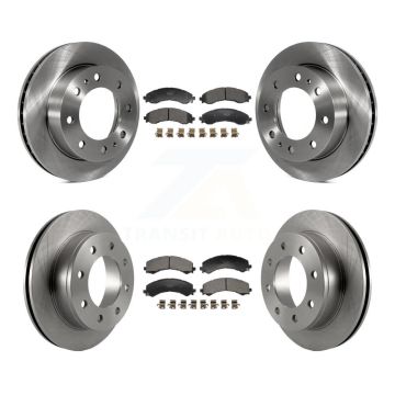 Front Rear Brake Rotors & Ceramic Pad Kit For 2021-2023 GMC Savana 2500 Chevrolet Express K8T-104633