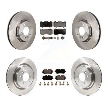 Front Rear Disc Brake Rotors And Ceramic Pads Kit For Land Rover Range Sport K8T-104635