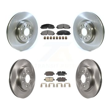 Front Rear Disc Brake Rotors And Ceramic Pads Kit For 2021 Cadillac XT5 Buick Enclave XT6 K8T-104646