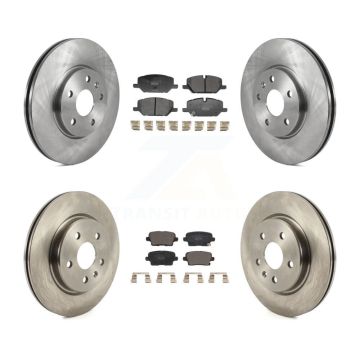 Front Rear Disc Brake Rotors And Ceramic Pads Kit For Buick Envision Cadillac XT4 K8T-104647