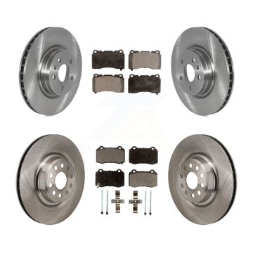 Front Rear Disc Brake Rotors And Ceramic Pads Kit For Tesla S K8T-104654