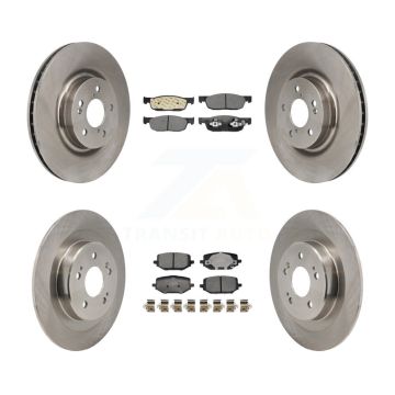 Front Rear Disc Brake Rotors And Ceramic Pads Kit For 2022-2023 Acura MDX 3.5L K8T-104662