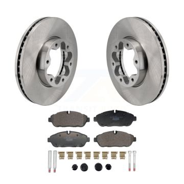 Front Disc Brake Rotor & Ceramic Pad Kit For Ford Transit-250 Transit-350 Transit-150 AWD K8T-104683