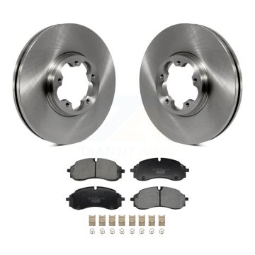 Front Brake Rotors Ceramic Pad Kit For Ford Transit-250 Transit-350 E-Transit Transit-150 K8T-104684