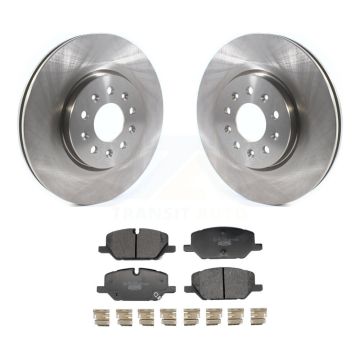 Front Disc Brake Rotors And Ceramic Pads Kit For Chevrolet Equinox GMC Terrain K8T-104695