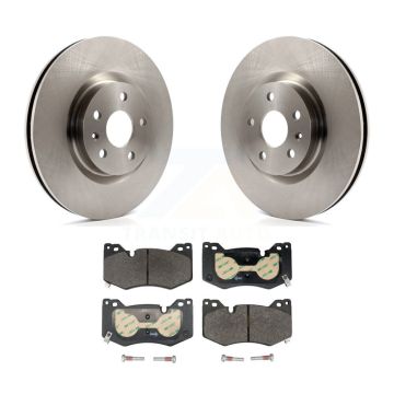 Front Disc Brake Rotors And Ceramic Pads Kit For Chevrolet Corvette K8T-104704