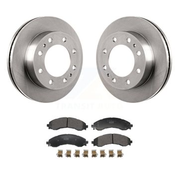 Front Disc Brake Rotors And Ceramic Pads Kit For GMC Savana 3500 Chevrolet Express 4500 K8T-104709