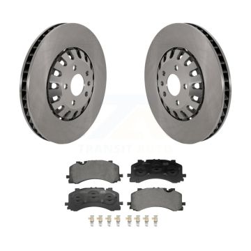 Front Brake Rotor And Ceramic Pad Kit For Audi A8 Quattro With 375mm Diameter K8T-104713