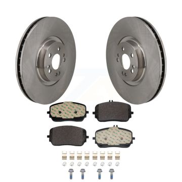 Front Disc Brake Rotors And Ceramic Pad Kit For Mercedes-Benz GLE450 GLS450 GLS580 GLE580 K8T-104714