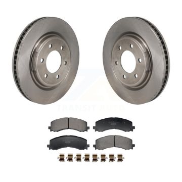 Front Disc Brake Rotor Ceramic Pad Kit For Ford F-150 Bronco Expedition Lincoln Navigator K8T-104717