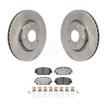 Front Disc Brake Rotors And Ceramic Pads Kit For Nissan Rogue K8T-104721