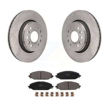 Front Disc Brake Rotors And Ceramic Pads Kit For Ram 1500 Jeep Wagoneer Grand L K8T-104723