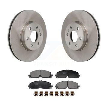 Front Disc Brake Rotors And Ceramic Pads Kit For 2021-2022 Chevrolet Colorado GMC Canyon K8T-104727