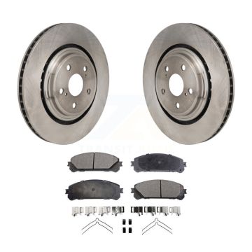 Front Disc Brake Rotors And Ceramic Pads Kit For 2020-2022 Toyota Highlander K8T-104728