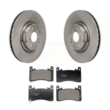 Front Disc Brake Rotors And Ceramic Pads Kit For 2021-2023 Acura TLX 3.0L K8T-104730